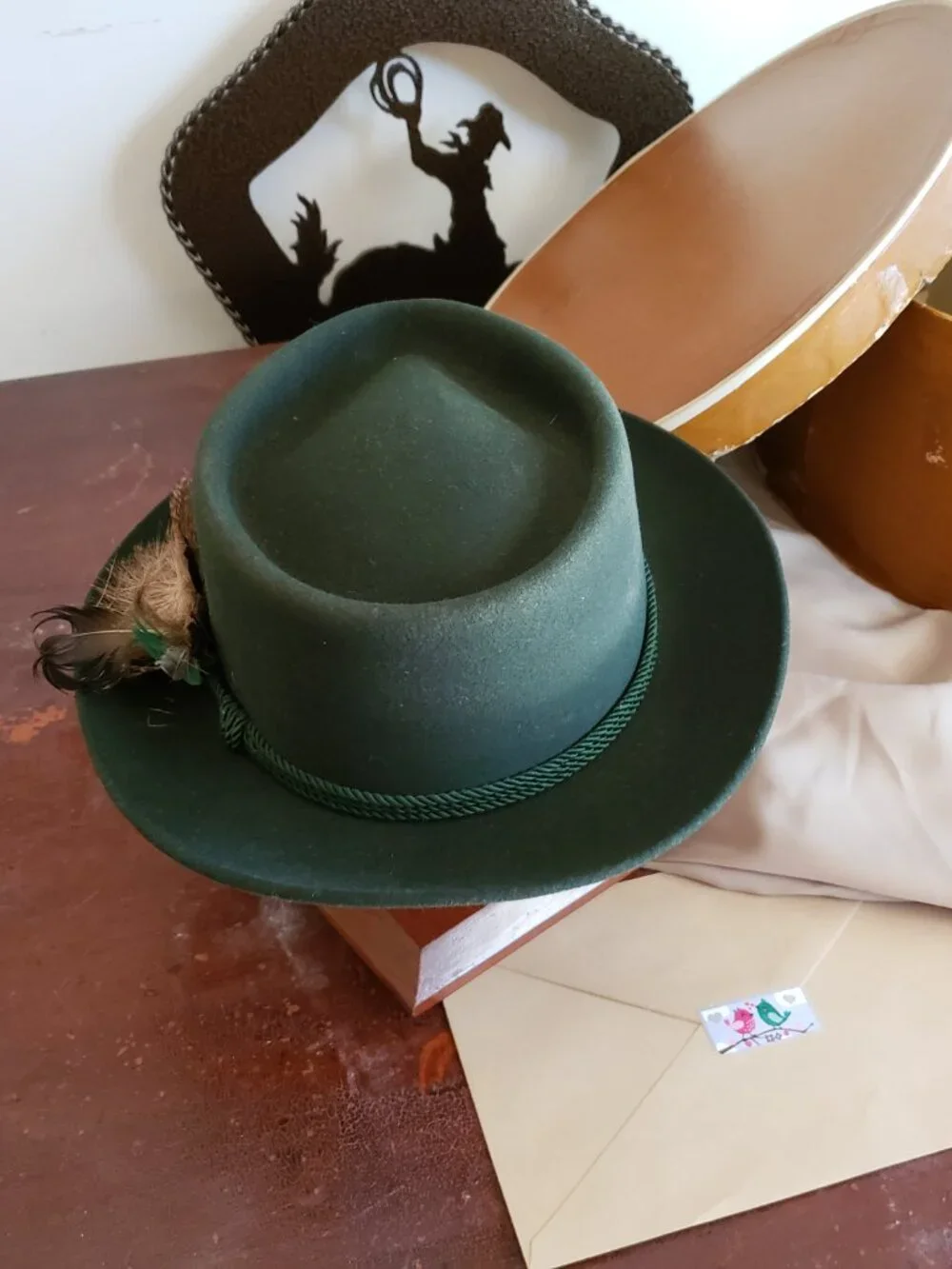 WESTON TYROLEAN VINTAGE HAT WITH BOX - Picture 3 of 10